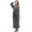 Gray, variant on FLMEI Fleece Robe for Women Long Flannel Bathrobe Women Loose Pajamas Fall Winter Thickened Night-Robe Kimono Loungewear for Womens M-XL-XXXL