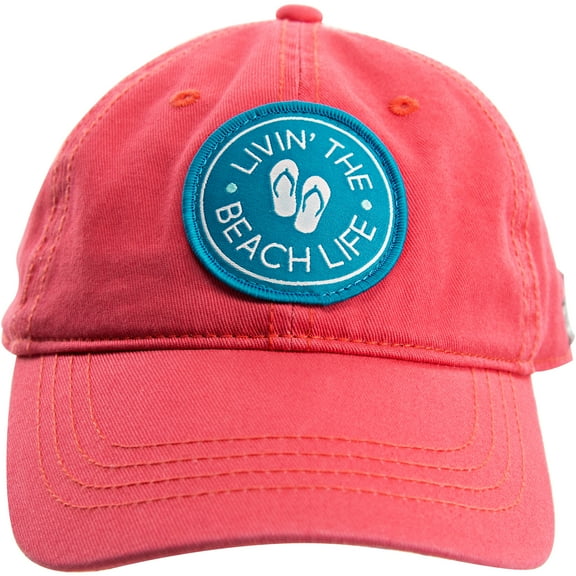 Beach Life - Coral Adjustable Hat
