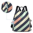 thumbnail image 5 of FORMRS Women's Travel Backpack Purse Anti-Theft Hidden Pockets Casual Shoulder Bag, Isometric Green, 5 of 7