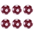 thumbnail image 2 of 6 Pieces Foosball Table Football Replacement Balls 36mm Dark Red, 2 of 7