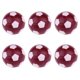 thumbnail image 2 of 6 bolas de plástico para futbolín de 36 mm Rojo oscuro, 2 of 7