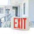 thumbnail image 4 of SPECTSUN 4 Packs Red&Green Led Exit Sign with Emergency Lights & Battery Backup Operated Powered Exit Lights Exit only Sign-UL Listed 120-277VAC Fire Exit Signs Lighting., 4 of 5