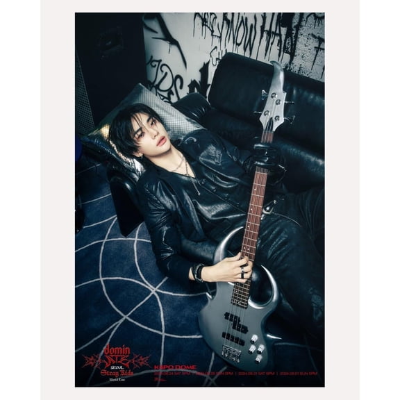 Hyunjin Stray Kids World Tour Dominate Poster Seoul 2025 Tour Merch