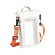 thumbnail image 5 of Bolsa impermeable para teléfono, funda protectora para teléfono con cordón para el cuello Blanco Naranja, 5 of 9