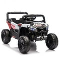 thumbnail image 3 of iYofe 12V Electric Ride on Car for Kids, Powered Ride on UTV Toys for Boys Girls Ages 3-5 Gifts, Kids Cars Electric Ride on Vehicle with Remote Control, Bluetooth, Music, 4 Wheels Suspension, Black, 3 of 9