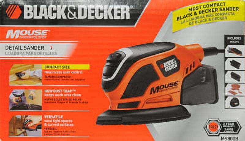 Black & Decker MS800B MOUSE Detail Sander (Type 1) Parts and Accessories at  PartsWarehouse