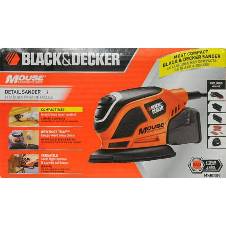 Buy Black + Decker Mouse Detail Sander 20 Piece Sheet Pack, Sanders