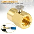 thumbnail image 3 of Adaptador de conector de CO2 para botellas de refresco de latón para uso doméstico. TR21-4 hasta CGA320, 3 of 9
