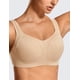 thumbnail image 3 of Top deportivo SYROKAN 36C con soporte alto y tirantes ajustables beige, 3 of 7