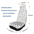 thumbnail image 6 of Haiem Monkey Submarine Captain Printed Car Seat Covers Set of 2, Universal Fit Car Seat Covers,Protective Seat Covers,Comfortable Car Seat Covers, Easy Installation Seat Covers, 6 of 9
