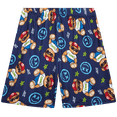 thumbnail image 5 of Quad Seven Boys Pajama Set Breathable Graphic Sleep Shirt, Pajama Pants & Lounge Shorts 3 Piece, 5 of 7