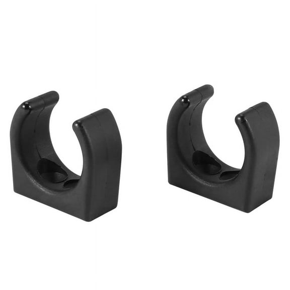 2 Pcs Nylon Ladder Clip Boat Hook for Size 1-1/4Inch Diameter Per Set UV Marine Accessories Yacht Boat,Black