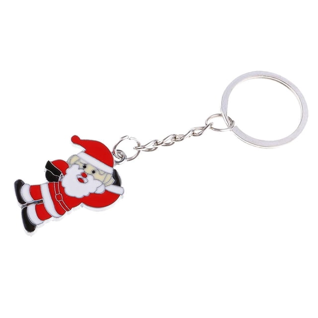 del Tema de Navidad Colgante de Árbol de Navidad Santa Claus Regalos para Mujeres Chicas Santa 9 CUTICAT Llaveros de Santa Claus