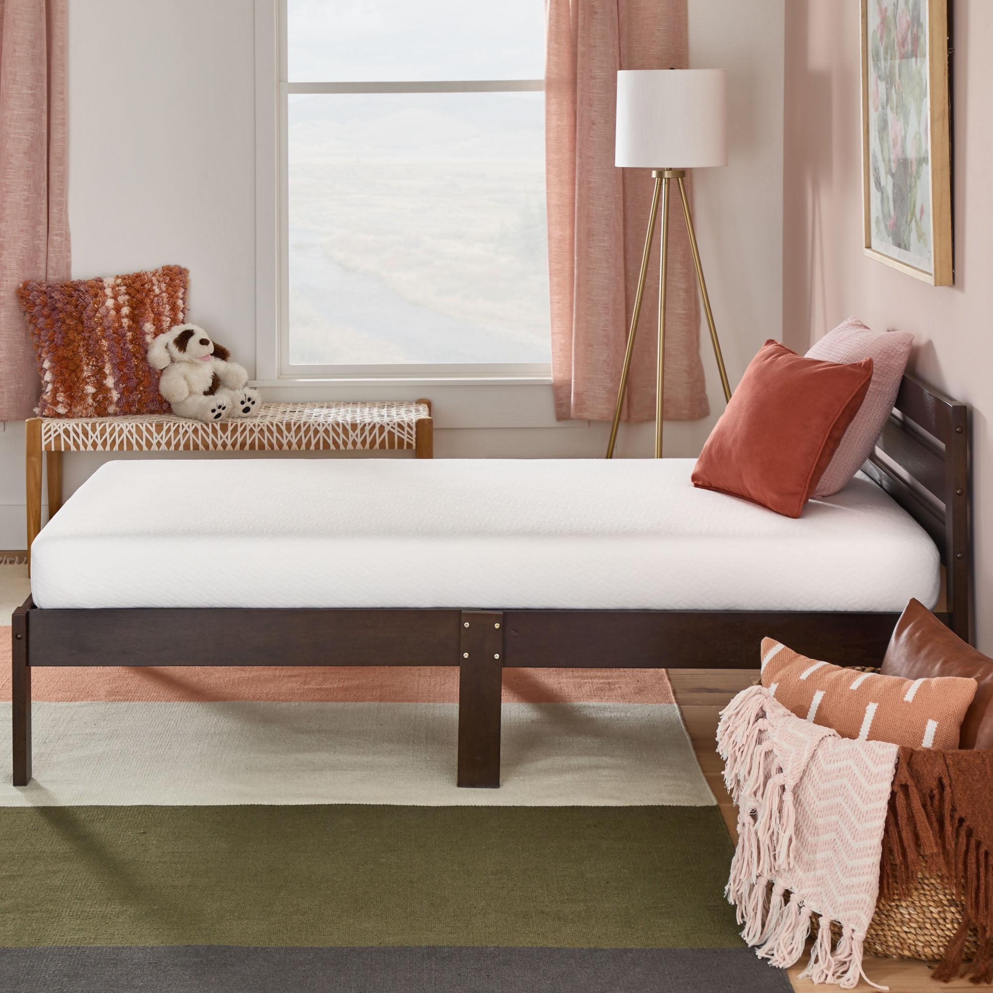 Rest haven suspension rollaway bed with 4 inch gel memory outlet foam mattress