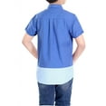 thumbnail image 5 of Chemise Tissée pour Garçon Bleue, 5 of 5