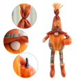 thumbnail image 2 of Cute Harvest Festival Maple Leaf Scarecrow Long-Legged Dwarf Doll Ornaments Gnome Spring Flowers Elf Home Farmhouse Decoration, 2 of 8