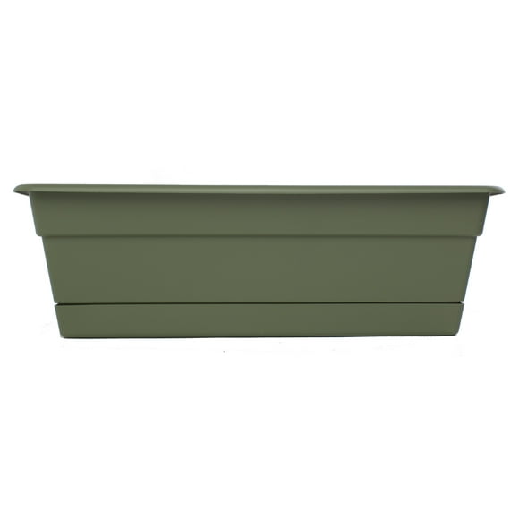 Bloem 36in Dura Cotta Window Box Living Green