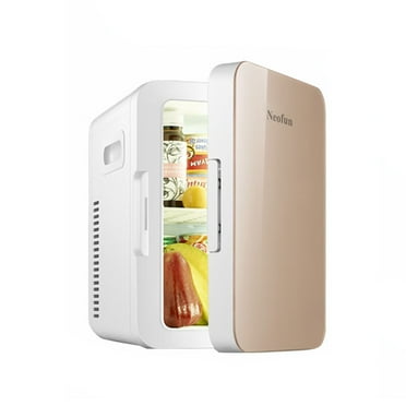 Neofun Portable refrigerators, 4L Mini Fridge 6 Can Portable Cooler & Warmer Compact Refrigerators for Food, Drinks, SkinCare, Office Desk