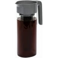 thumbnail image 1 of Cafetière à Infusion Froide, Pichet en Tritan Durable et Incassable, Couvercle Étanche, Grande Capacité avec Filtre en Acier Inoxydable de Luxe, 2,25 Litres, Gris, 1 of 4