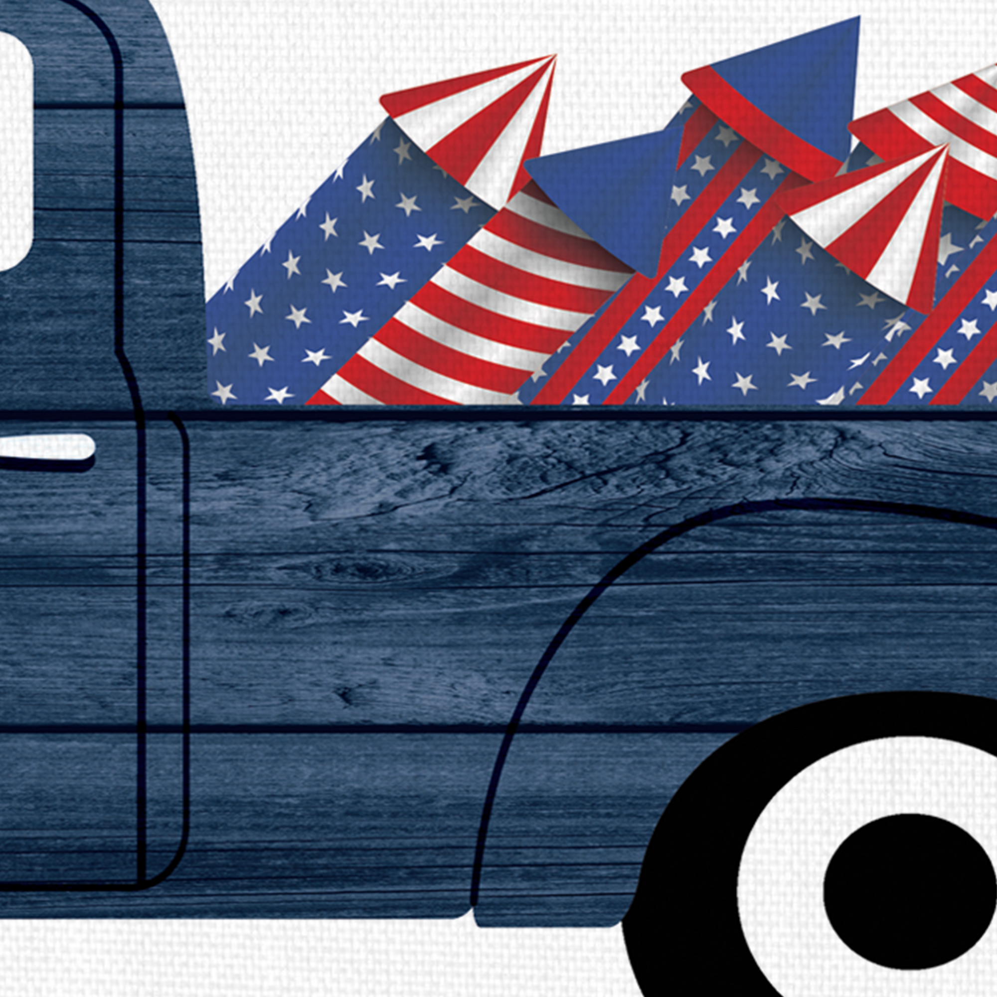 American Truck by Willowbrook Fine Art Canvas Art