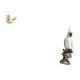 thumbnail image 5 of Figura de pájaros,Figura de pájaro dorado,decoración del hogar,estatua de animal,Figura de escritorio,Figura de loro para escritorio,oficina,decoración del hogar,Estatua de pájaro de, 5 of 8