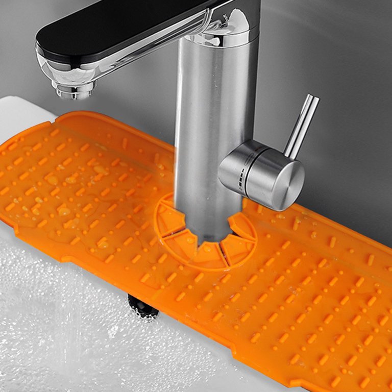 SPLASHPAD Kitchen Sink Counter Protector, Keeps the Area Clean & Dry, Wash  Dishes With No Mess, Soft Microfiber/nonslip, Water Splash Guard 