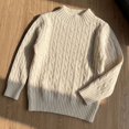thumbnail image 4 of Mnyotv Kids Pullover Tops Boys Girl Fall Winter Base Layer Sweaters Unisex Long Sleeve Thermal Sweater Size 5-6 Years, 4 of 9