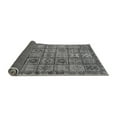 thumbnail image 2 of Ahgly Company Indoor Round Abstract Gray Modern Area Rugs, 8' Round, 2 of 4