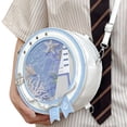 thumbnail image 2 of Jiibva Clear Crossbody Bag Navy Style Ita Bag Womens Y2k Aesthetic Shoulder Bag Cute Messenger BagCasual Crossbody Bag Transparent Purse Clear Bag, 2 of 7