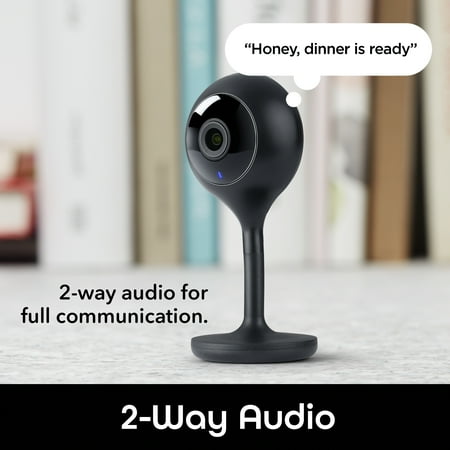 Geeni - Indoor Wi-Fi Wireless Network Surveillance Cameras (2-Pack) - Black