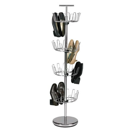 Household Essentials 4-Tier Revolving Shoe Tree,