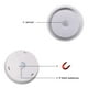 thumbnail image 4 of LED Motion Intelligent Night Light Body Lámparas de inducción Alto Brillo Gabinete de ahorro de energía Armario Armario Cuarto de baño Plata Irene Inevent HA012469-02B, 4 of 7
