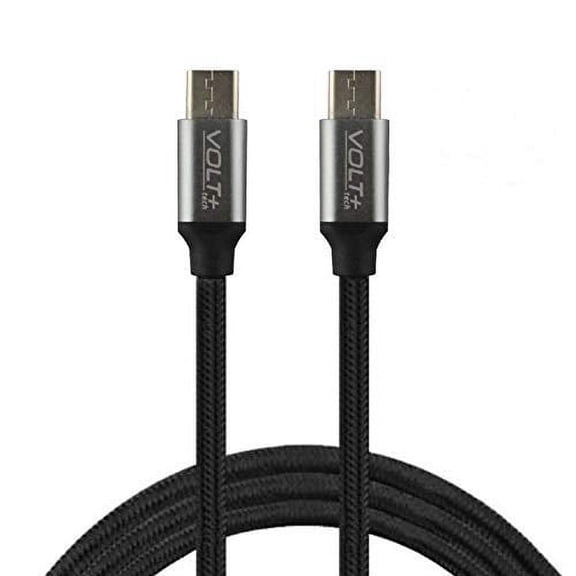 Quick Charging Dual PDUSB-C cable Compatible with Streaming Sticks, Rii, Nintendo Switch, SNES, NES Classic with 100W Power Delivery Certified. (1.M 3.3ft)!
