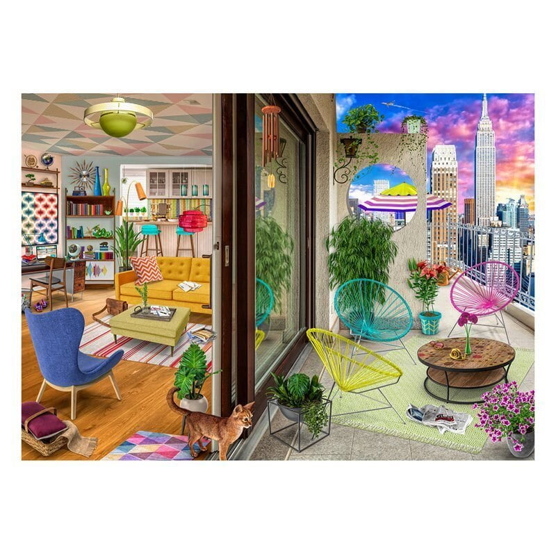 NYC APARTMENT Brand New Ravensburger 1000 Piece Jigsaw Puzzle 