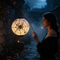 thumbnail image 5 of Cififendec Halloween Paper Lanterns, Light Up Hanging Themed Paper Lantern Props for Night Party Decor and Porch Hanging Ornament, 9.84"×7.87", 5 of 7