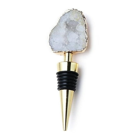 

GENEMA Crystal Wine Stopper Champagne Saver Sealer Decorative Bottle Stopper Gem Bottle Topper for Wine & Beverage Plug