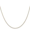 thumbnail image 3 of 14k Yellow Gold 18 Inch .9mm Cable Chain Necklace Pendant Charm, 3 of 9