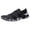 Black, variant on Men Women Barefoot Shoes, Breathable Mesh Strap-On Shoes for Water Yoga Fitness Hiking Color:Black,Size:11.5