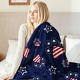 thumbnail image 5 of Flannel Fleece Throw Blanket, Soft Large Throw Blanket, Lightweight Cozy Plush Throw Blanket Fit Sofa Bed, 50"x60", Dog Paws, 5 of 7