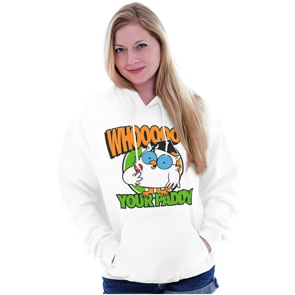 Funny Who's Your Paddy Tootsie Owl Hoodie Sweatshirt Women Men Brisco Brands M