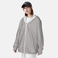 thumbnail image 5 of Daiia Gary UPF 50+ Sun Protection Hoodie Jacket Lightweight Long Sleeve Sun Shirt for Women Men with Pocket Hiking Outdoor-3X-Large, 5 of 9