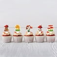 thumbnail image 5 of 24Pcs Mushroom Cupcake Toppers, Mushroom House Cake Picks, Mushroom Birthday Cake Decorations, Mushroom Cupcake Toppers for Baby Shower, Mushroom Party Decorations, 5 of 7