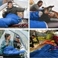 thumbnail image 3 of NOYAFA Lightweight Insulated Sleeping Bag for Camping, Hiking, Outdoor Travel with Compression Bag, 4-Season, Blue, 3 of 10
