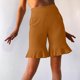 thumbnail image 4 of Pantalones de Mujer Traje Versátil Color Sólido Cinco Paneles Flare Yoga Pantalones Deportivos Casuales, 4 of 9