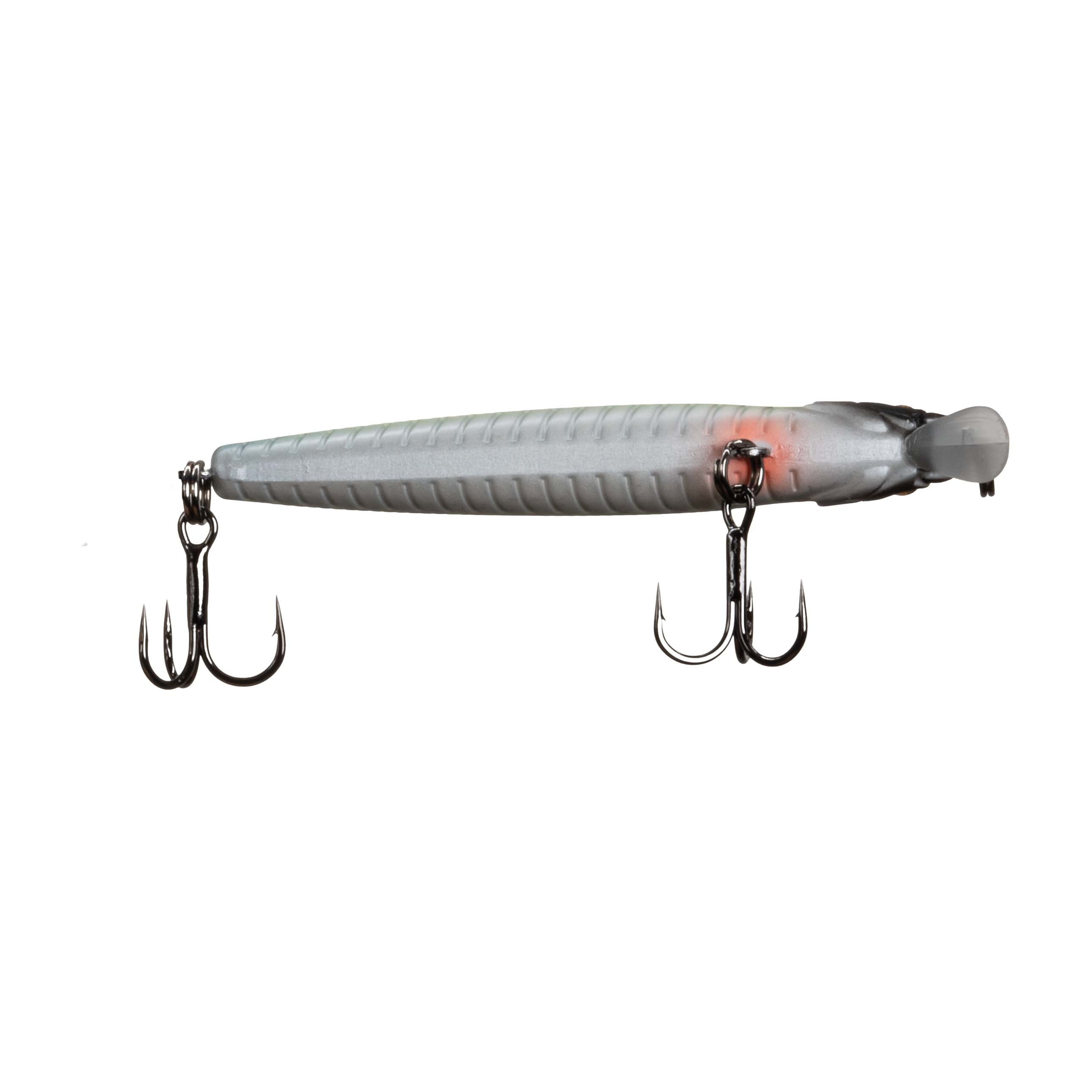 (3 pack) Ozark Trail 2.5 in Jerkbait Fishing Lure, Sexy Shad, 3 ft Diving Depth