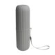 thumbnail image 1 of Juego de caja de almacenamiento portátil para cepillos de dientes y cepillos de dientes, taza de almacenamiento para el hogar, estante para exteriores, accesorios de bañogrisCN Deng Xun unisex, 1 of 2