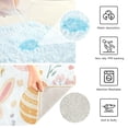 thumbnail image 3 of Yayeee Bath Rug for Bathroom Floor Non Slip Rectangle Fluffy Soft Absorbent Mat, 16"x24", Pink Easter Eggs, 3 of 7