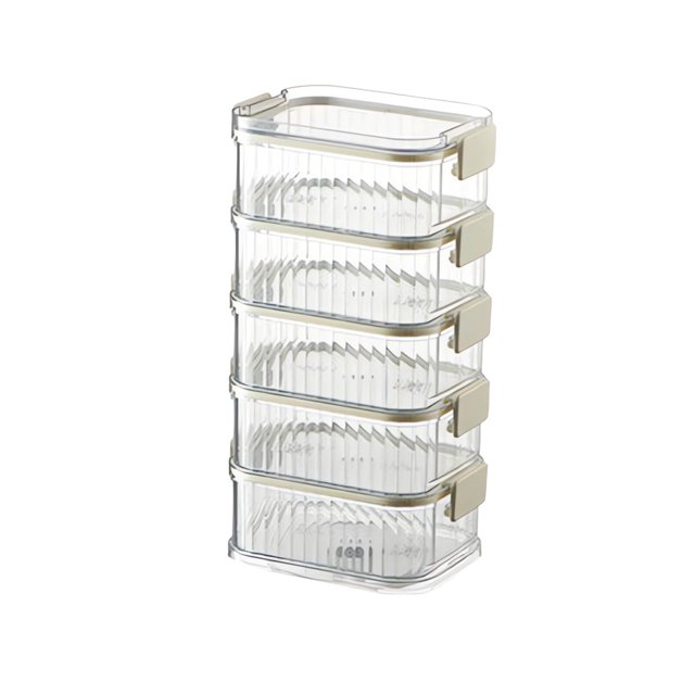 Transparent Kitchen Spice Jars with Lids, 5-Pack Airtight Containers for Herbs, Coffee, Tea, and Pantry Organization. Made of food-grade PET and ABS plastic, these clear, stackable jars feature airtight lids and a detachable structure for customizable storage. Ideal for organizing spices, nuts, beans, and other pantry items while saving space.