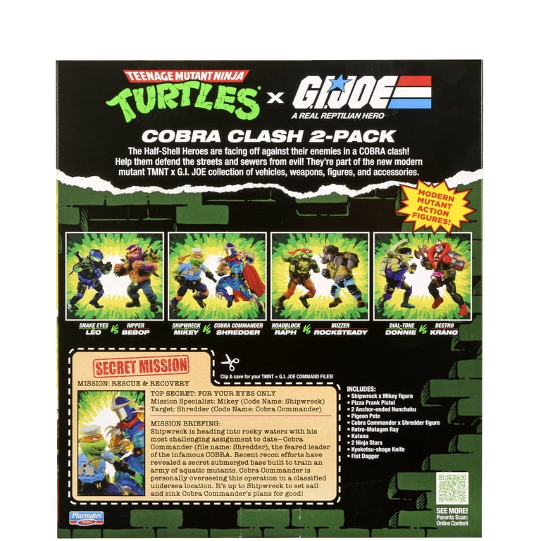 Teenage Mutant Ninja Turtles x G.I. JOE: Shipwreck x Mikey vs