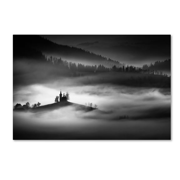 Trademark Fine Art 'The Addams Family Land' Canvas Art by Sandi Bertoncelj